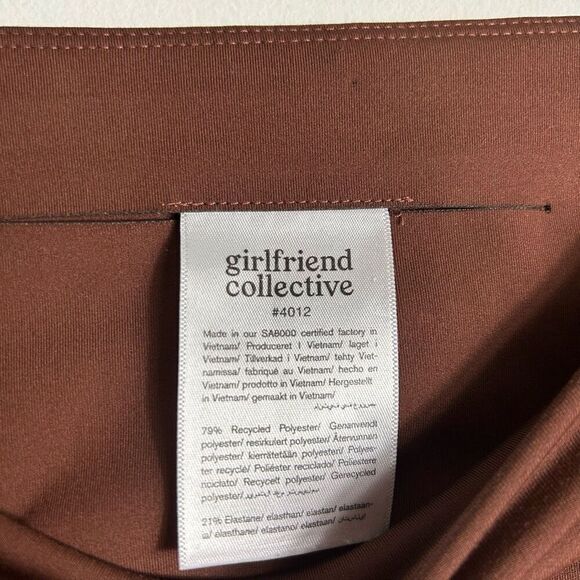 Girlfriend collective brown Cropped legging size M - Picture 6 of 7